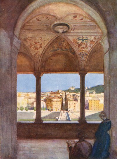 Roma: Dalla Loggia di S. Angelo da Aubrey Waterfield