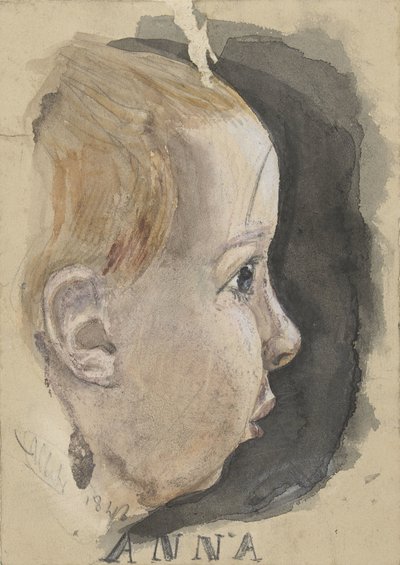 Ritratto di Anna Allebé da August Allebe