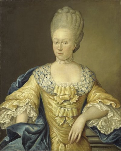 Adriana Johanna van Heusden, moglie di Johan Arnold Zoutman da August Christian Hauck