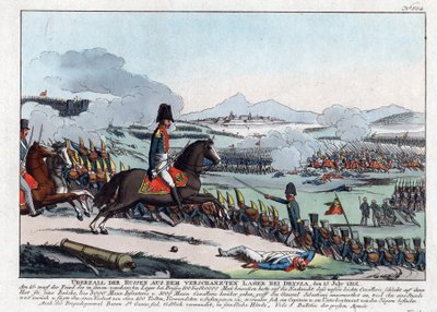 Attacco russo dal campo trincerato di Dryssa il 15 luglio 1812 da August Friedrich Andreas Campe
