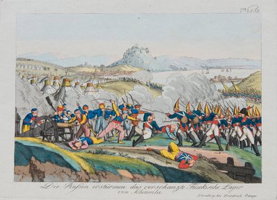Presa della Fortezza di Shumen nel 1828 da August Friedrich Andreas Campe