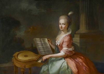 Principessa Maria Antonia del Liechtenstein (1756-1821) da August Friedrich Oelenhainz