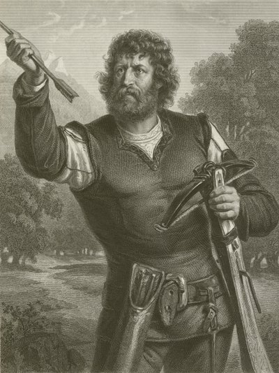 Guglielmo Tell (incisione) da August Friedrich Pecht