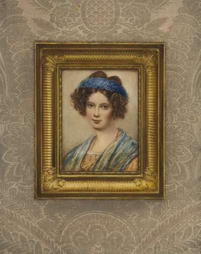 Ritratto della moglie di Ludwig von Borstell da August Grahl