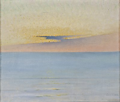 Mare al tramonto da August Hagborg