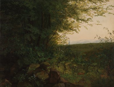 Ai margini della foresta, ca. 1820 da August Heinrich