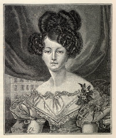 Augusta di Sassonia-Weimar-Eisenach come principessa di Prussia da August Heinrich Ferdinand Tegetmeyer