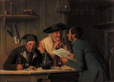 I politici del villaggio, 1877 da August Heyn