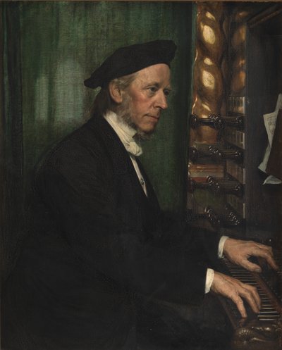 Organista della cattedrale di Roskilde, professor Hans Matthison-Hansen, suocero dell
