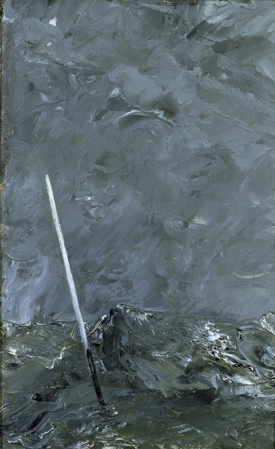 Mare Tempestoso con Boa senza Segnale, 1892 da August Johan Strindberg