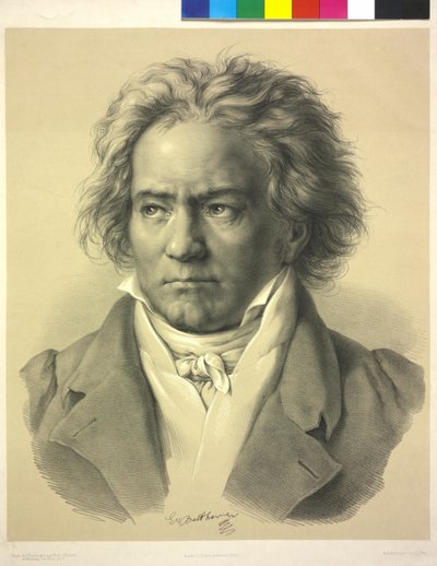 Ludwig van Beethoven da August Karl Friedrich von (after) Kloeber