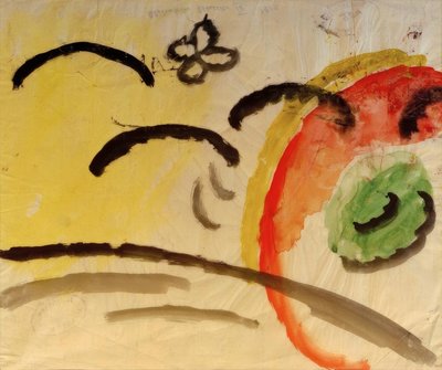 Motivo astratto IV, bozzetto per ricamo da August Macke