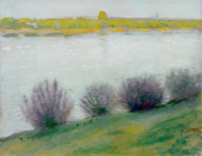 Sul Reno vicino a Hersel da August Macke