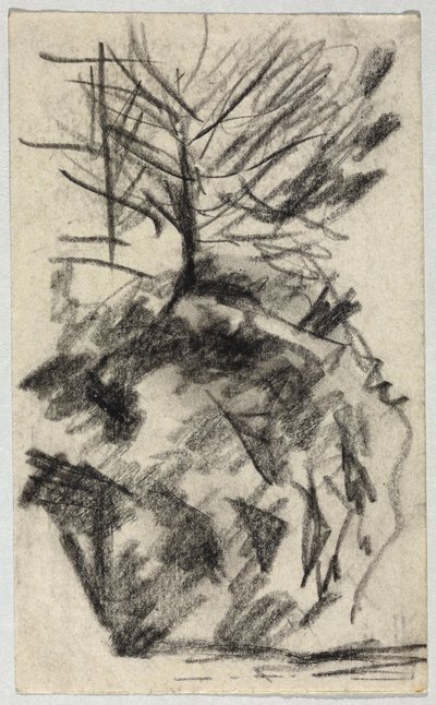 Albero sul pendio da August Macke