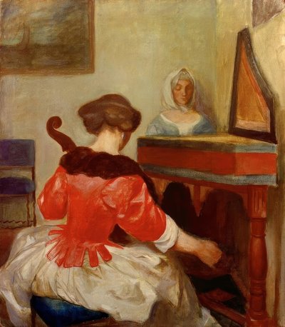 Il concerto, copia da Gerard ter Borch da August Macke