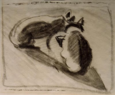 I due gatti del pittore Marc da August Macke