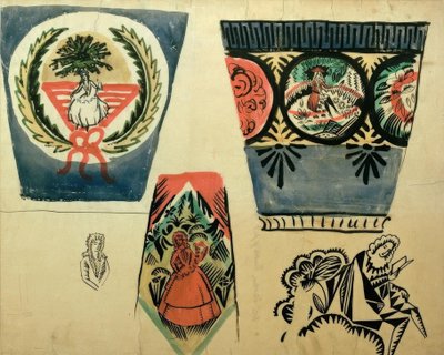 Tre vasi da August Macke