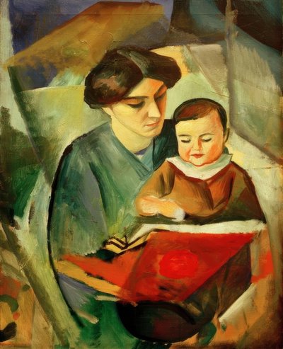 Elisabeth e Walterchen da August Macke