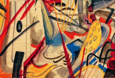 Composizione di colori II da August Macke