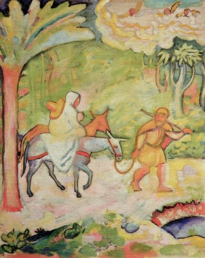 Fuga in Egitto da August Macke
