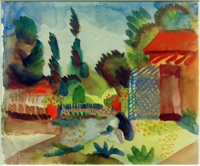 Casetta da giardino da August Macke