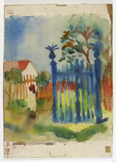 Cancello del giardino da August Macke