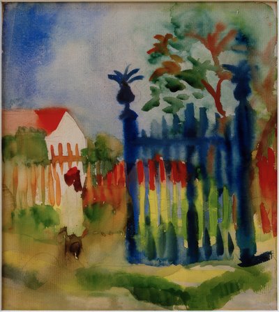 Cancello del giardino da August Macke