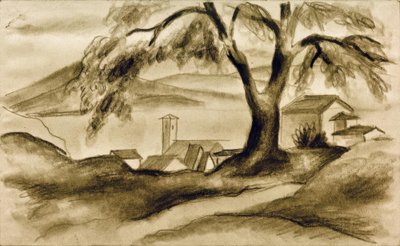 Hilterfingen sul lago di Thun da August Macke
