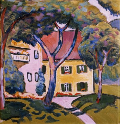 Casa in un paesaggio da August Macke