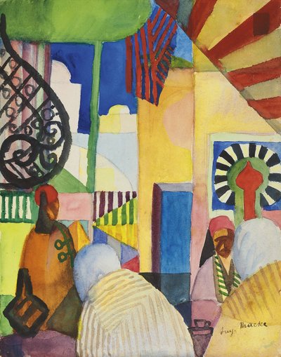 Nel bazar da August Macke