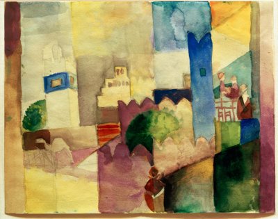 Kairouan III da August Macke