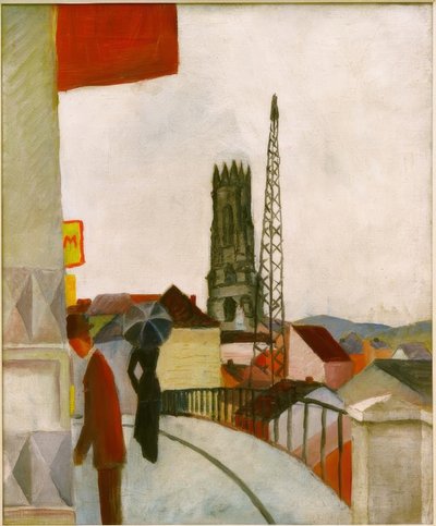 Cattedrale di Friburgo in Svizzera da August Macke