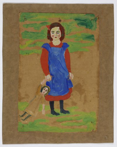 Bambino con bambola da August Macke