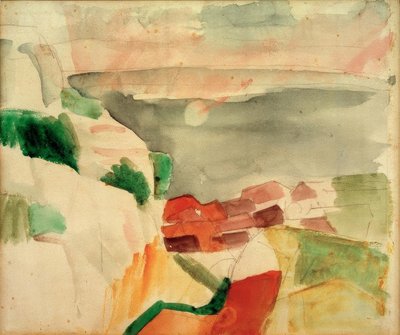 Paesaggio del lago di Murten da August Macke