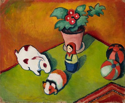 I giocattoli di Little Walter da August Macke