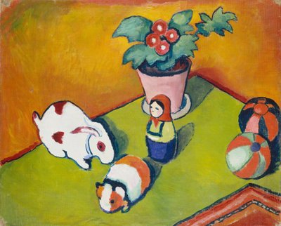 I Giocattoli di Piccolo Walter da August Macke