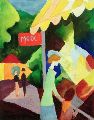 Vetrina di moda da August Macke