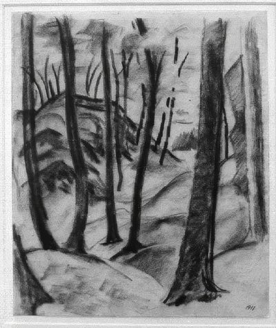 Motivo dalla gola del lupo da August Macke