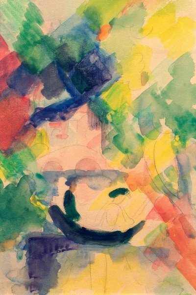 Coppia in barca da August Macke
