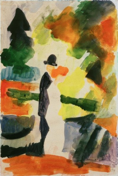 Coppia nel parco da August Macke