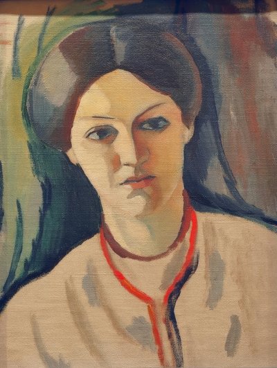 Testa ritratto della moglie dell