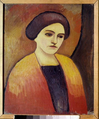 Ritratto di Madame Macke, moglie del pittore da August Macke