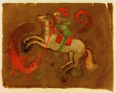 San Giorgio e il drago da August Macke