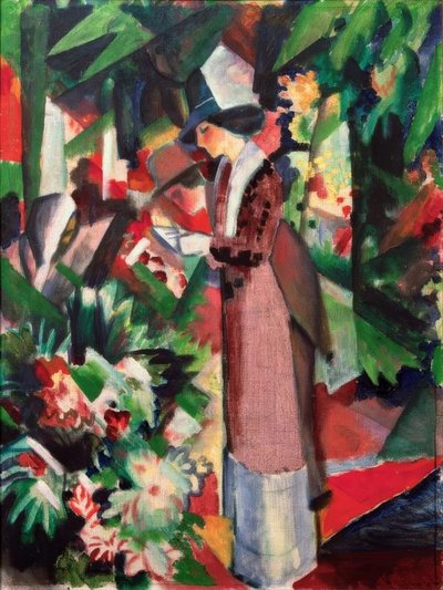 Passeggiata tra i fiori da August Macke