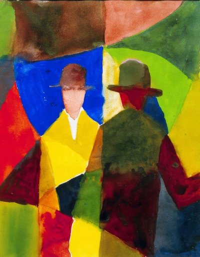 Riflesso nello specchio della vetrina da August Macke
