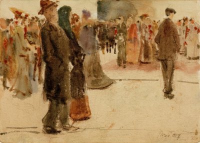Scena di strada a Parigi da August Macke