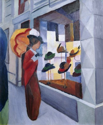 Il negozio della modista da August Macke