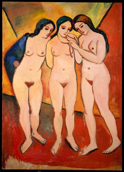 Tre donne nude da August Macke