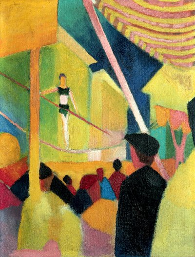 Funambolo, c. 1913 da August Macke
