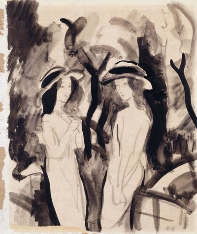 Due ragazze da August Macke